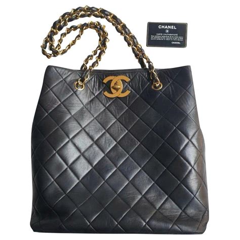 chanel handbag leather|authentic chanel tote bag.